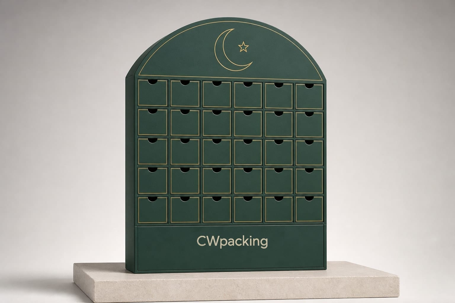 Ramadan calendar box — arch design