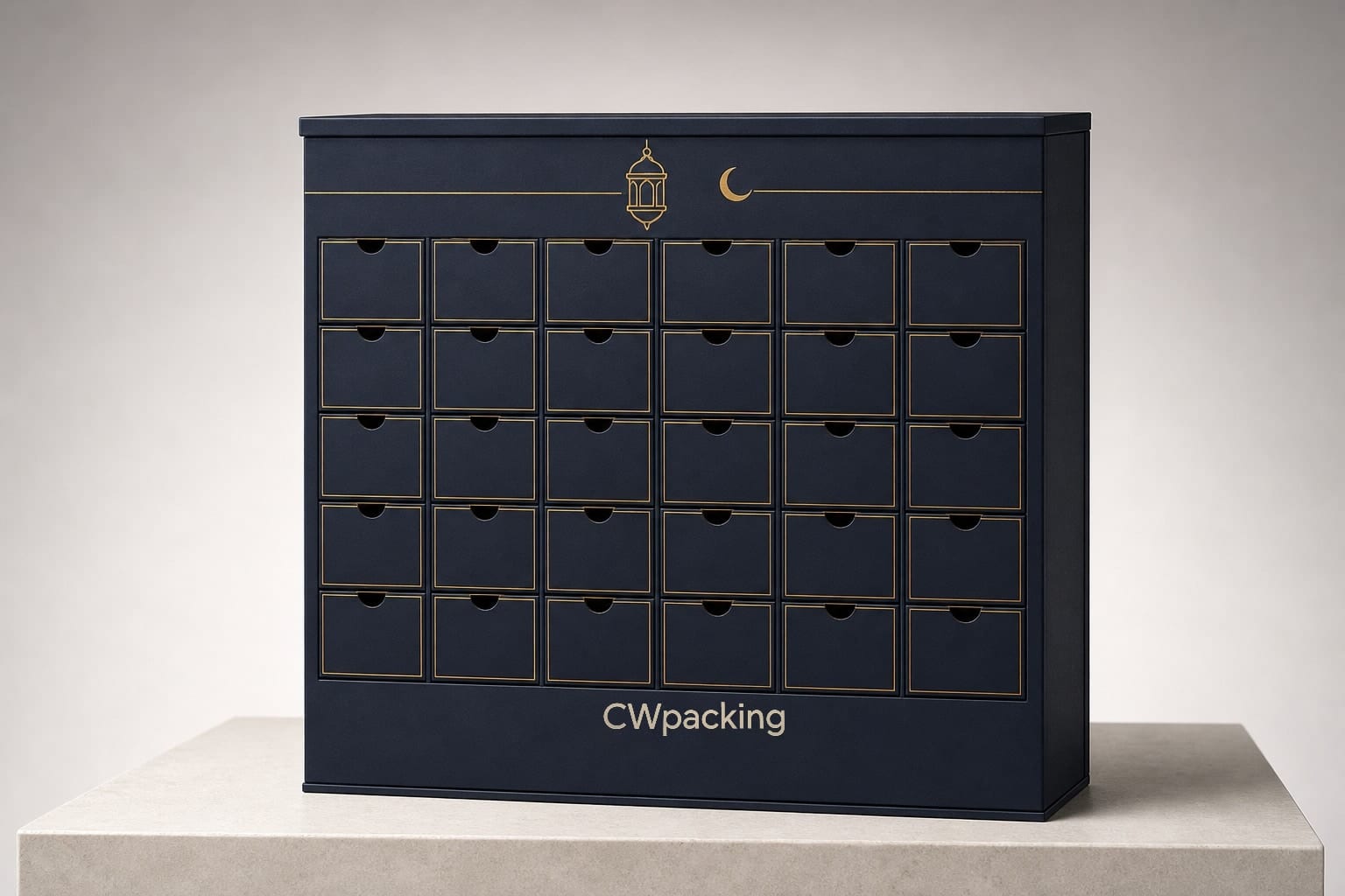 Ramadan calendar drawer box